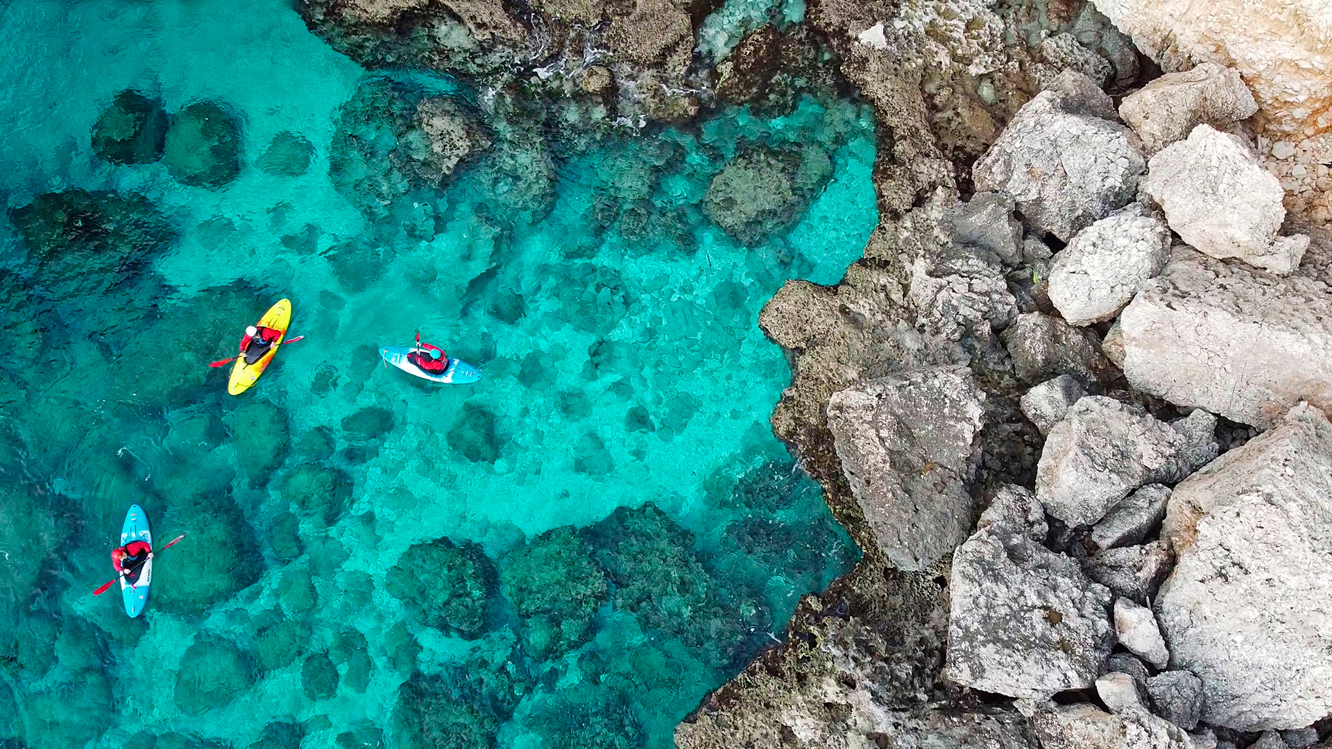 Gliding through crystal-clear waters, kayaking in Cyprus is a tranquil adventure