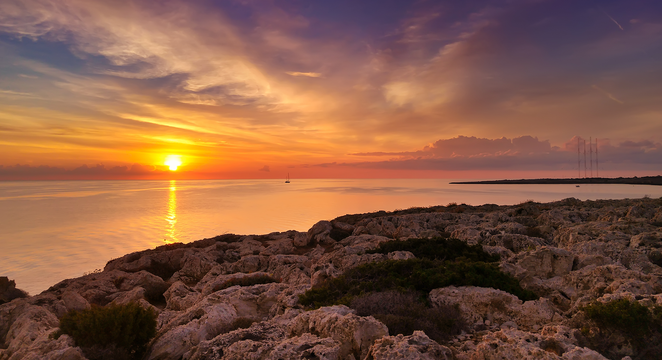Die besten Spots, um den Sonnenuntergang in Zypern zu beobachten