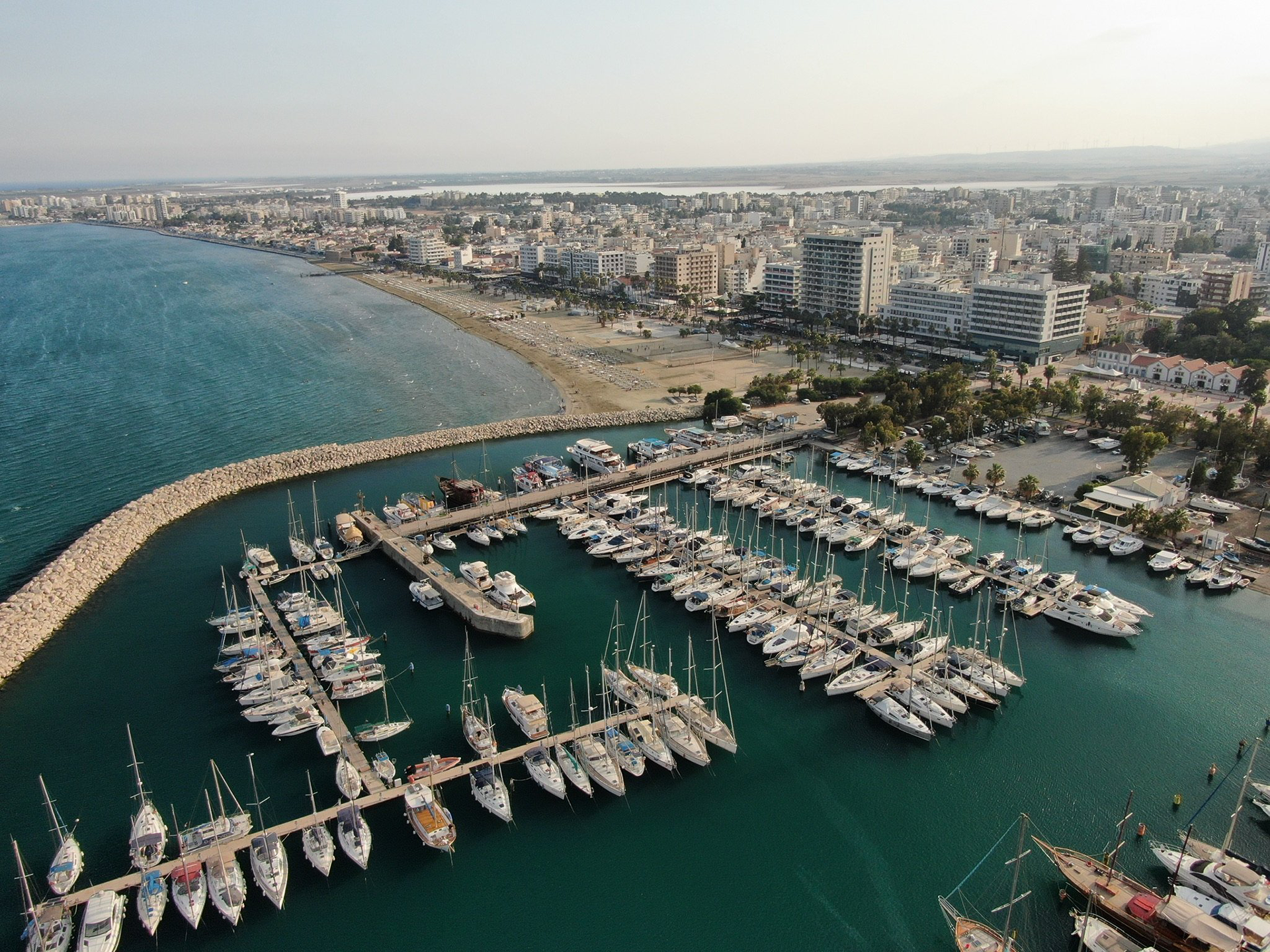 Larnaca Marina Pier restoration is nearing the final stages