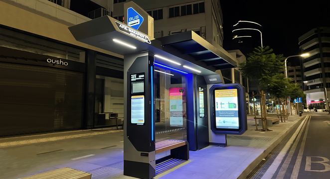 Upgrading the bus stops