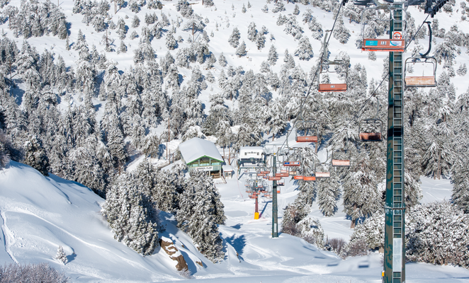 Cyprus is home to Europe’s southernmost ski resort