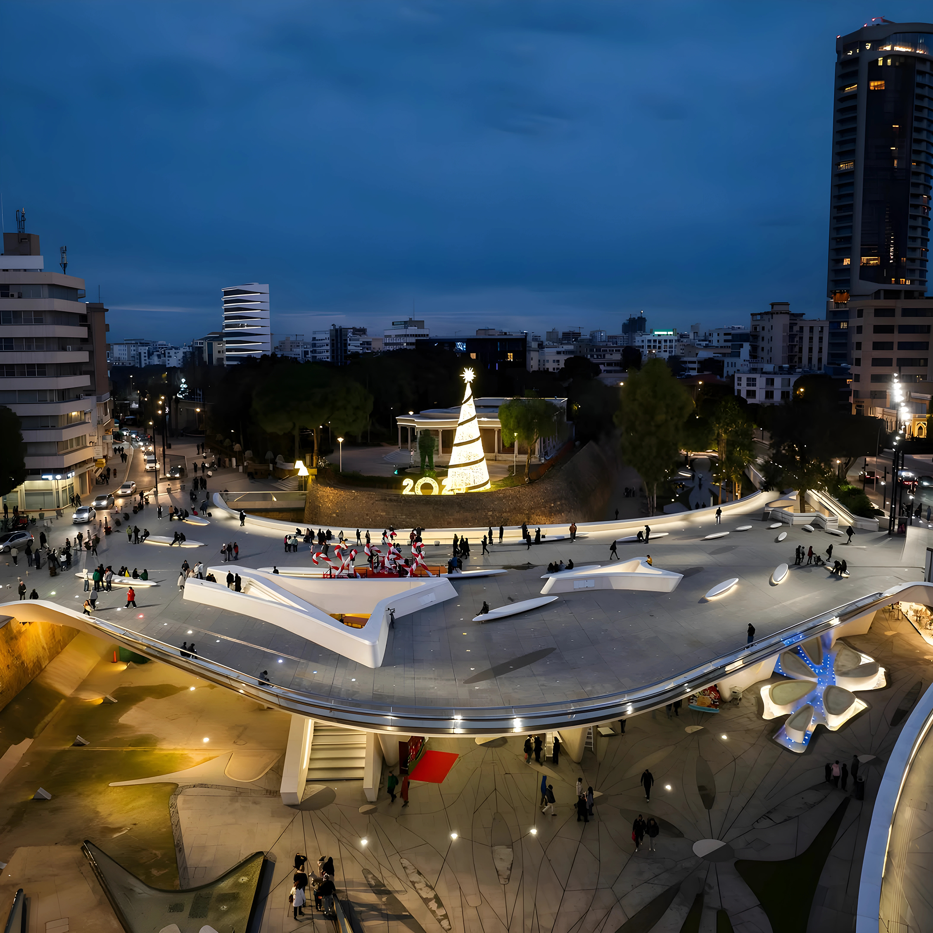 Eleftheria Square enters full festive mode with daily Christmas market activity