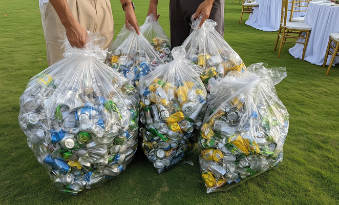 Cleaner festivals through recycling initiatives