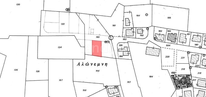 Residential plot for sale in Deryneia