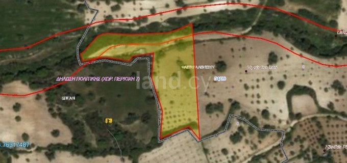 Landwirtschaftliches Baugebiet in Limassol zu verkaufen