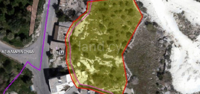 Campo residencial a la venta en Paphos