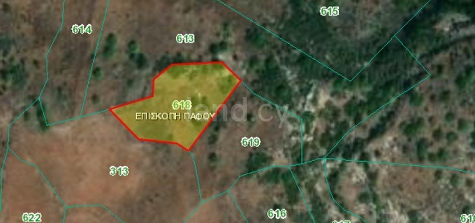 Agricultural field for sale in Paphos