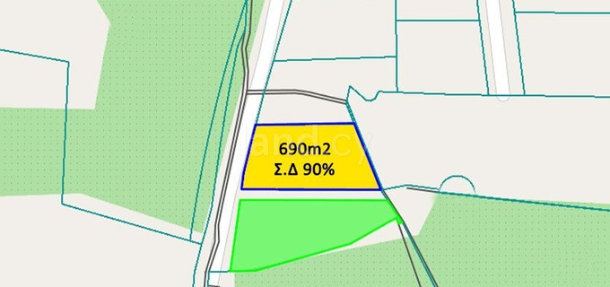 Tomt avsedd för boende till salu i Nicosia