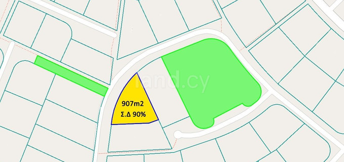 Działka mieszkaniowa na sprzedaż w Nicosia