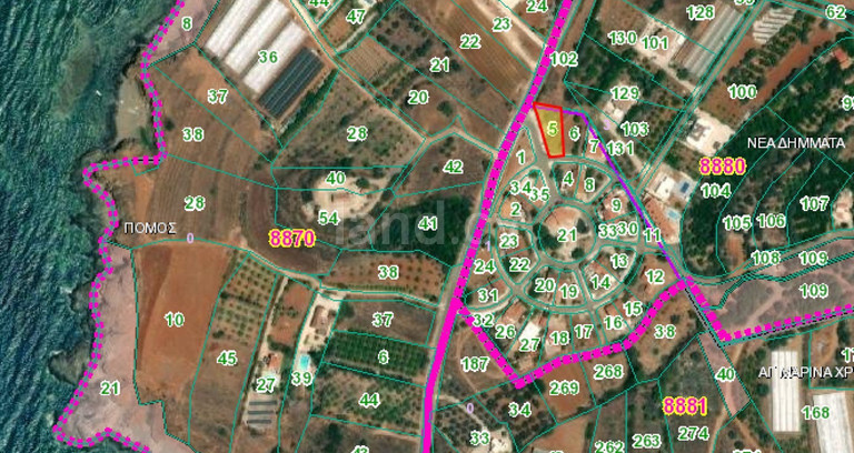 Parcelle résidentielle à vendre à Paphos