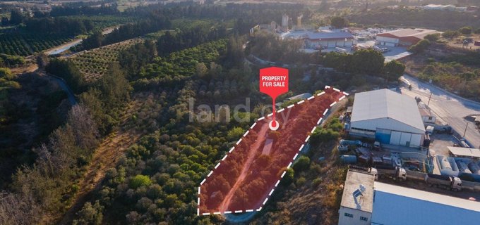 Industrial plot for sale in Paphos