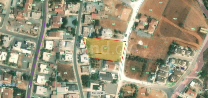 Residential plot for sale in Avgorou