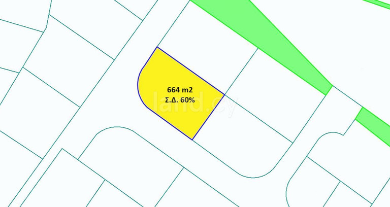 Tomt avsedd för boende till salu i Limassol