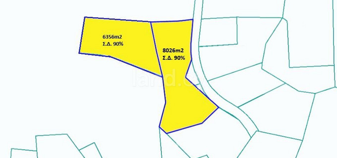 Landwirtschaftliches Baugebiet in Limassol zu verkaufen