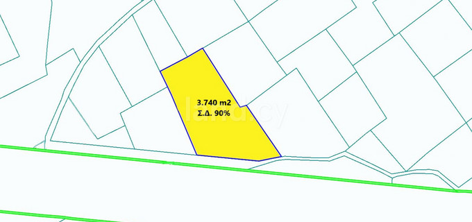 Industrial field for sale in Nicosia