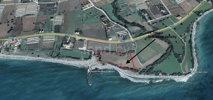 Touristic field for sale in Larnaca