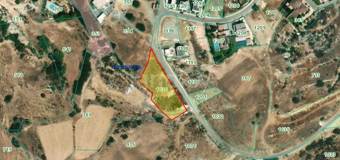 Residential plot for sale in Limassol