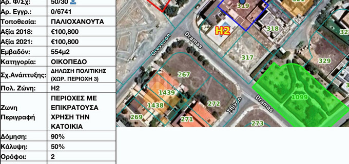 Residential plot for sale in Larnaca