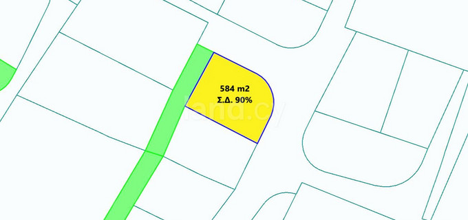 Parcelle résidentielle à vendre à Nicosie