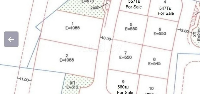 Parcelle résidentielle à vendre à Nicosie