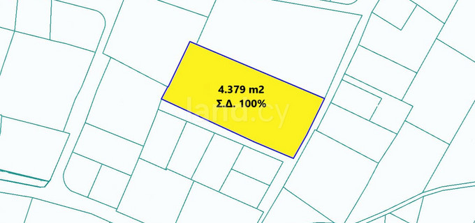 Residential field for sale in Paralimni