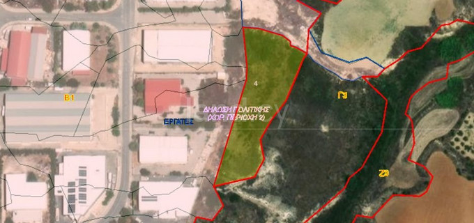 Industrial plot for sale in Nicosia