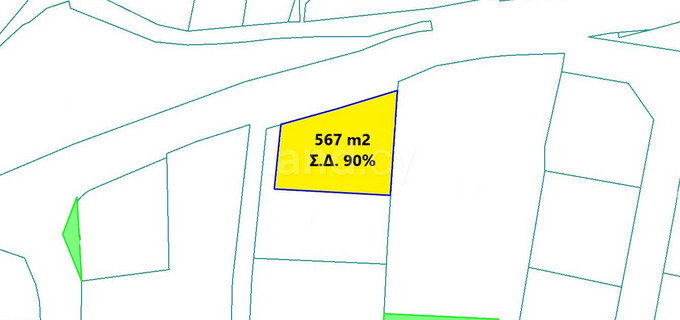 Parcelle résidentielle à vendre à Nicosie