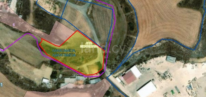 Industrial field for sale in Nicosia