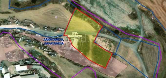 Industrial field for sale in Nicosia