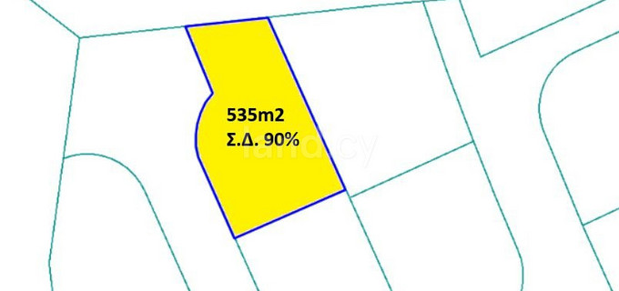 Tomt avsedd för boende till salu i Nicosia