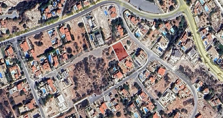 Tomt avsedd för boende till salu i Paphos