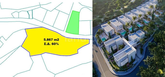 Tomt avsedd för boende till salu i Limassol