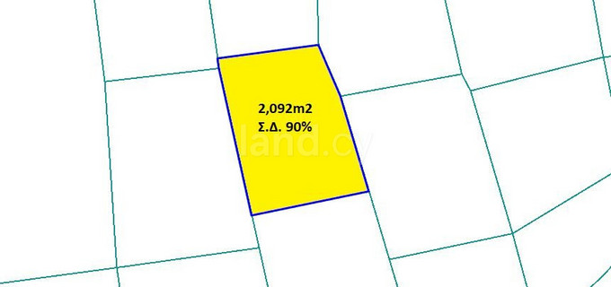 Residential field for sale in Nicosia
