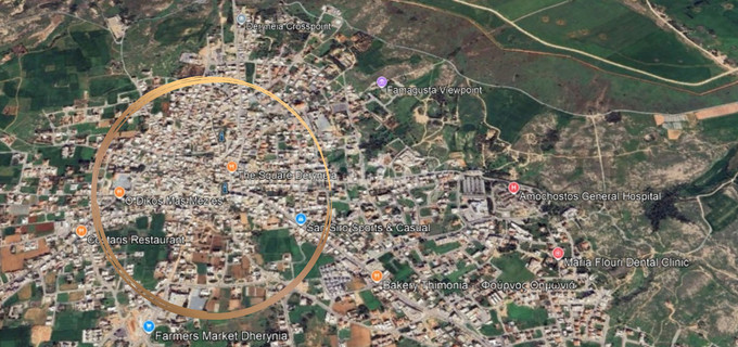 Parcela residencial a la venta en Deryneia