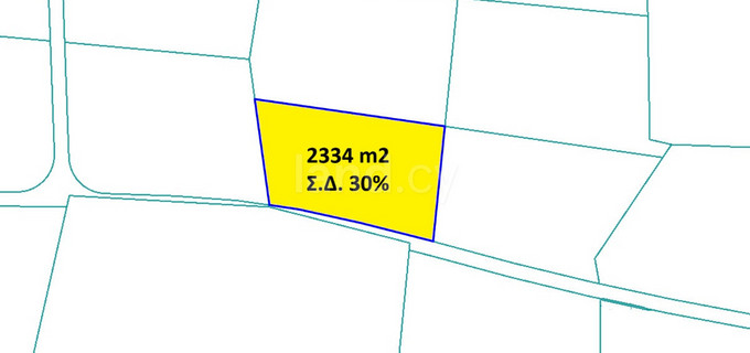 Residential field for sale in Larnaca