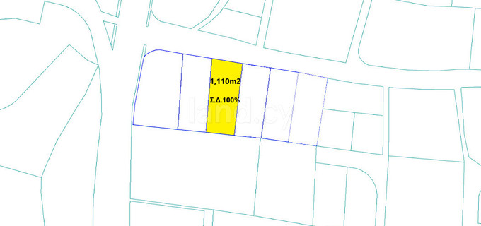 Tomt avsedd för boende till salu i Nicosia
