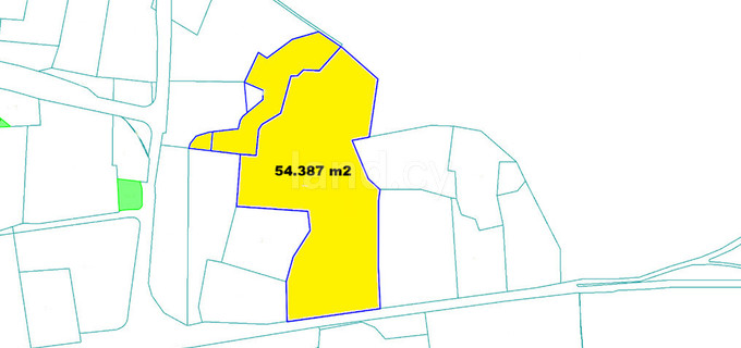 Touristic field for sale in Larnaca