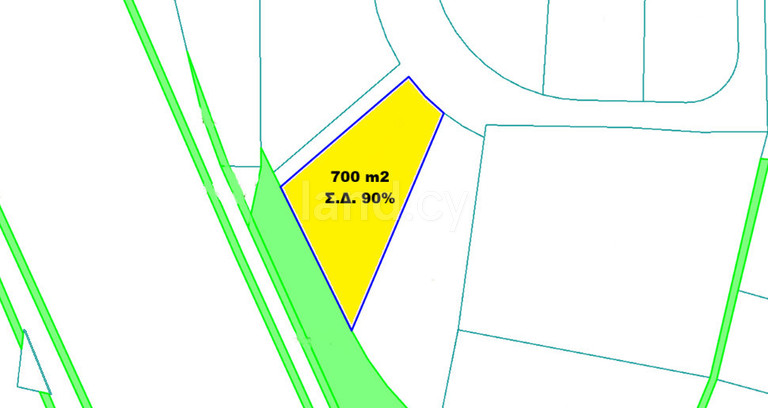 Parcelle résidentielle à vendre à Nicosie