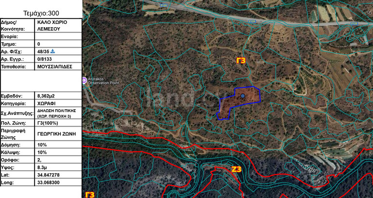 Agricultural field for sale in Limassol