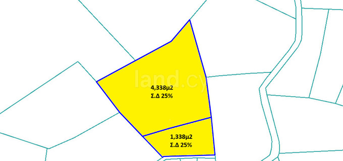 Residential field for sale in Larnaca