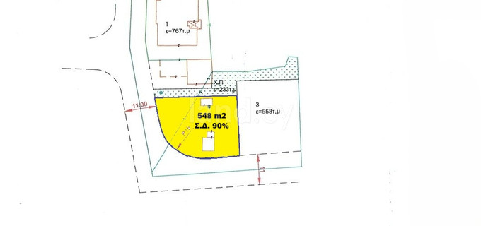 Жилой участок на продажу в Никосия