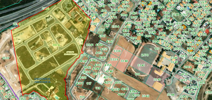 Tomt avsedd för boende till salu i Nicosia