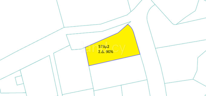 Tomt avsedd för boende till salu i Nicosia