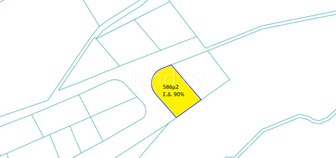 Tomt avsedd för boende till salu i Nicosia