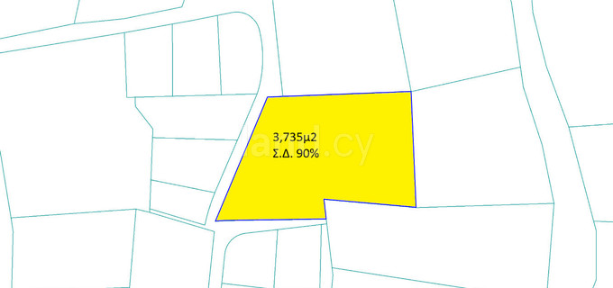 Fält avsett för boende till salu i Nicosia