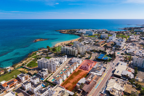 Tomt avsedd för turism till salu i Protaras