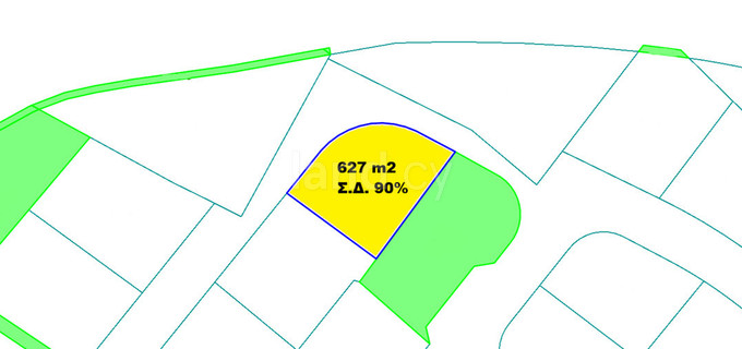 Tomt avsedd för boende till salu i Nicosia