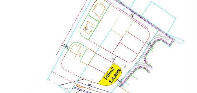 Działka mieszkaniowa na sprzedaż w Nicosia