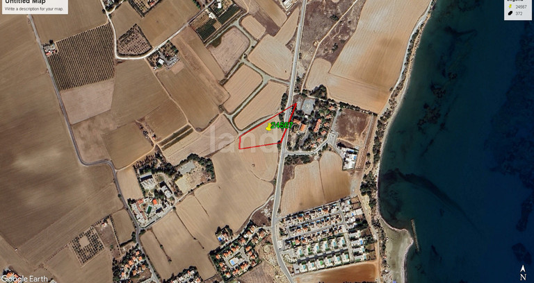 Touristic plot for sale in Larnaca