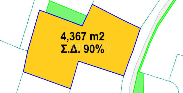 Działka mieszkaniowa na sprzedaż w Nicosia